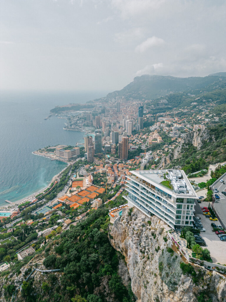 Elegant Monaco harbor and cityscape, showcasing luxury and charm typical of a French Riviera engagement getaway