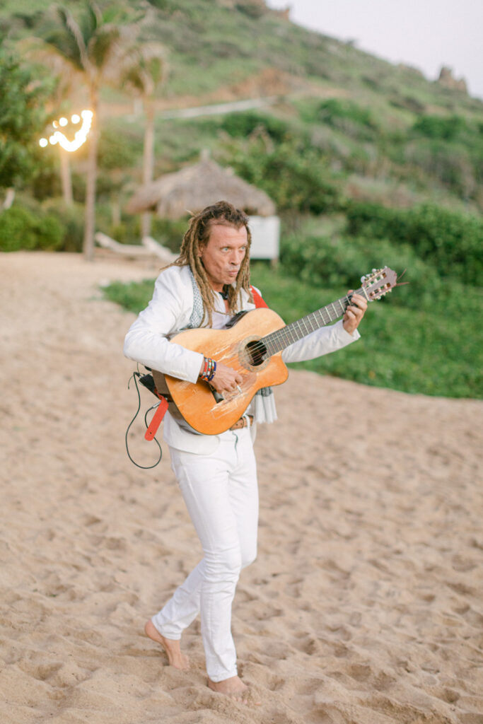 Beachside tunes from Don Soley for St Barts Beach Wedding