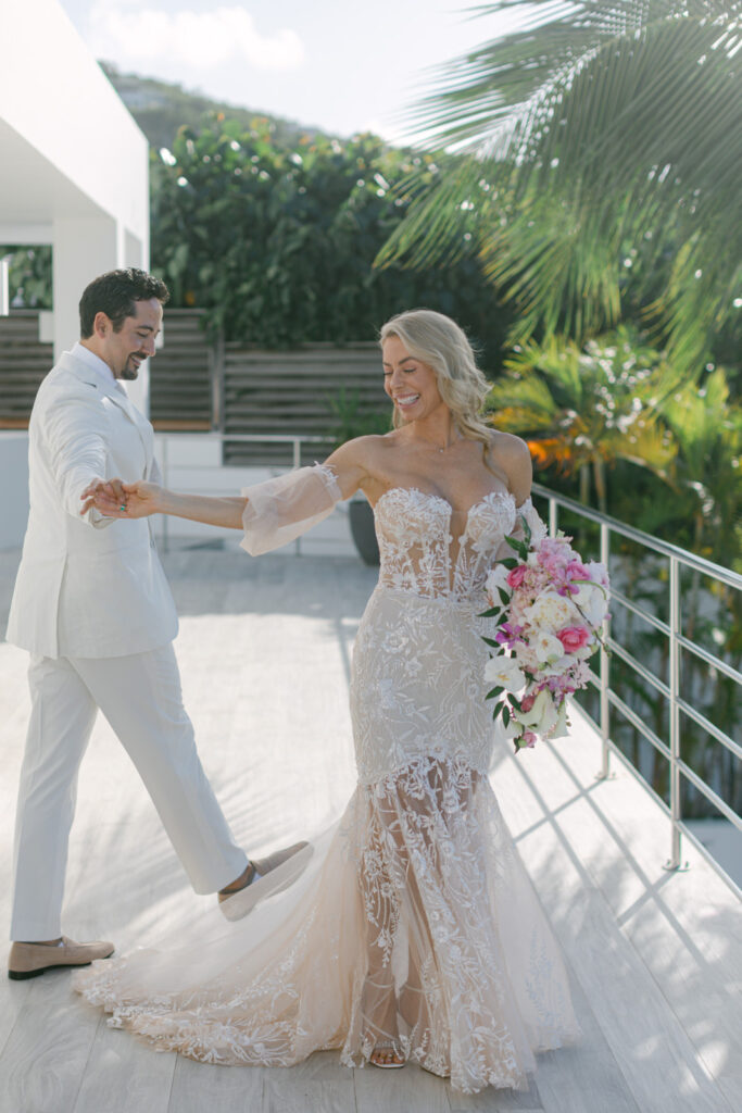 Celebrate love in the paradise of St-Barths. From the timeless elegance of Eden Rock to the vibrant energy of Nikki Beach, every detail of April and Tom’s wedding was captured beautifully, blending luxury with the island’s effortless charm