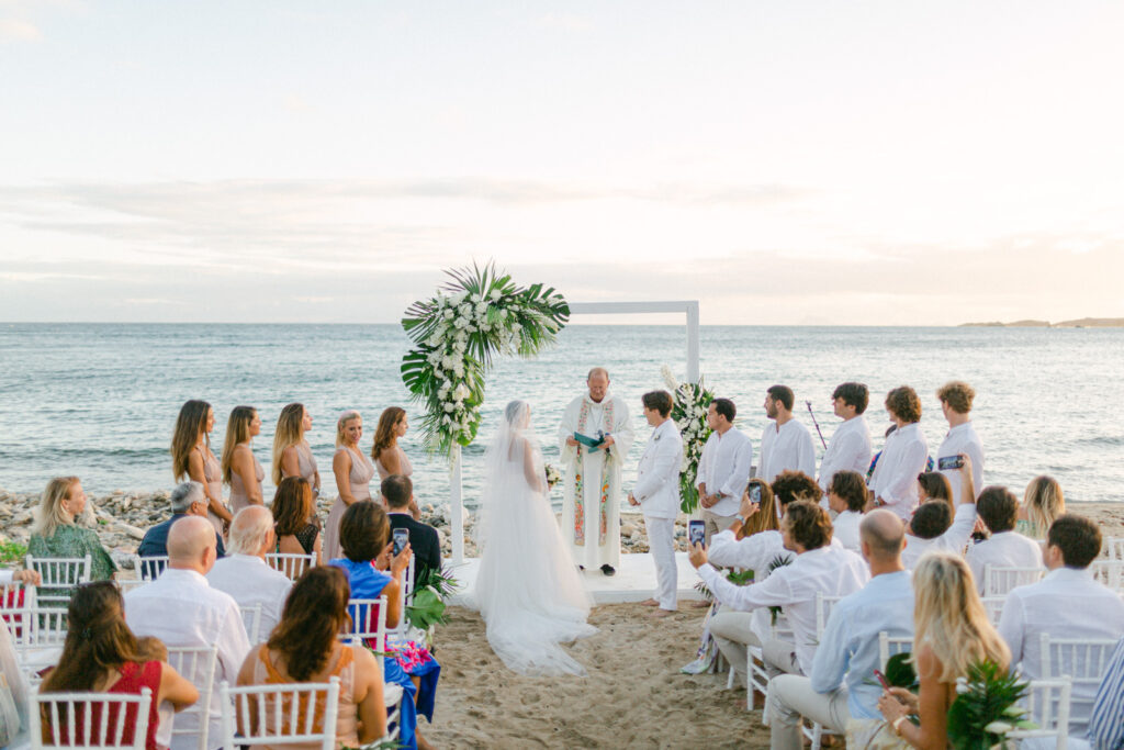 Elegant moments captured by a St Barts wedding photographer, showcasing the timeless beauty of this Caribbean paradise