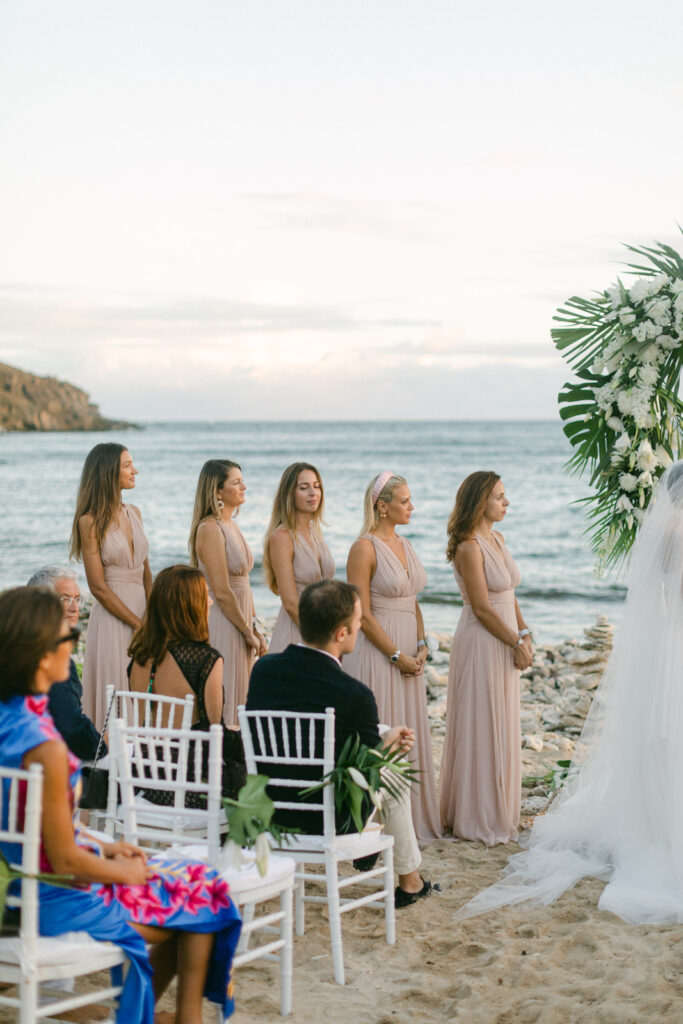 Elegant moments captured by a St Barts wedding photographer, showcasing the timeless beauty of this Caribbean paradise