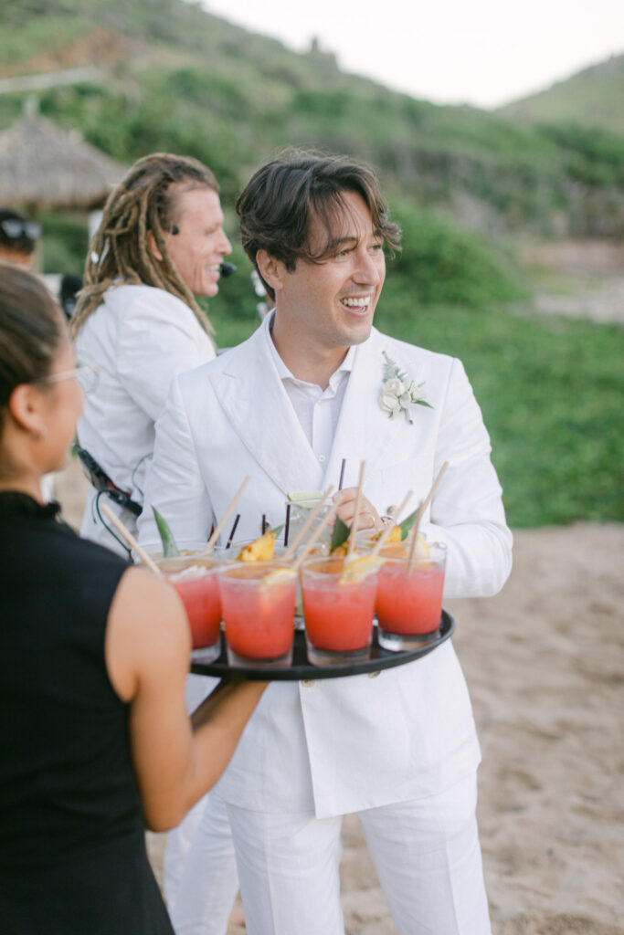 Elegant moments captured by a St Barts wedding photographer, showcasing the timeless beauty of this Caribbean paradise