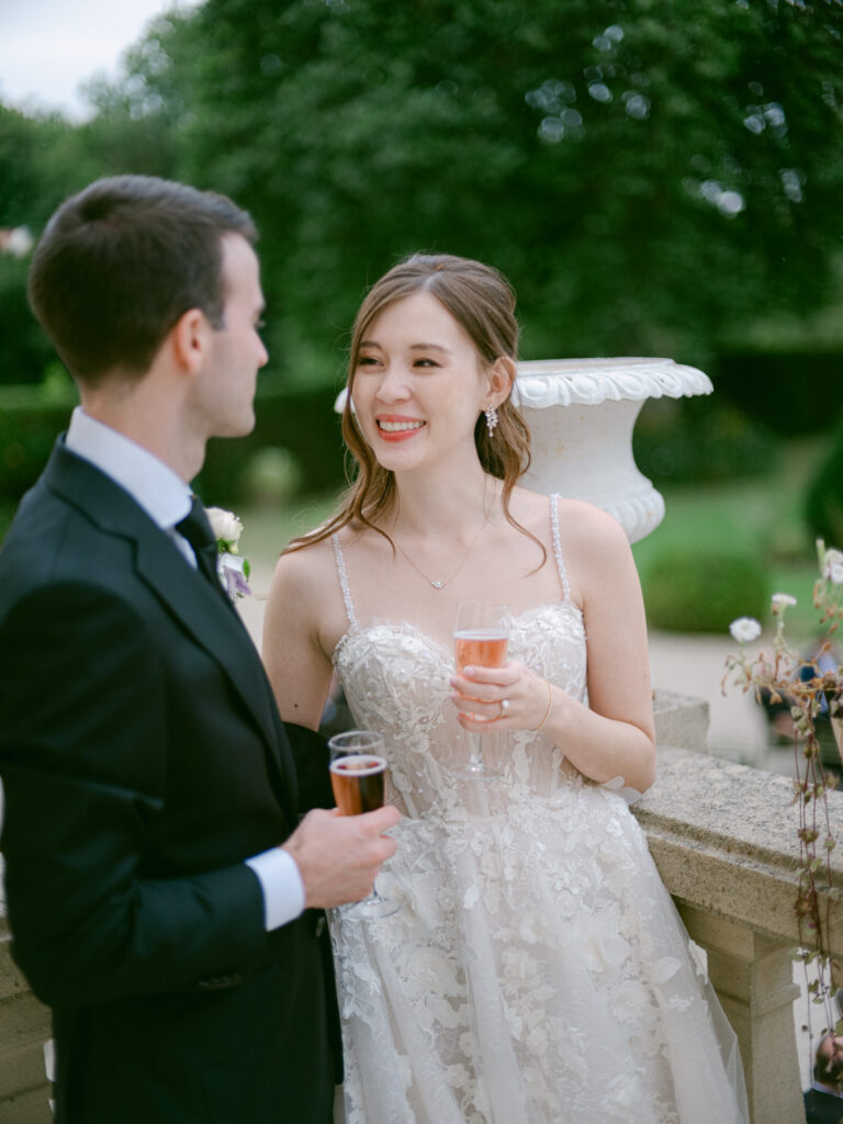 Megan & Chris’s Château d’Aveny wedding near Paris was a true celebration of love, light, and understated luxury.
