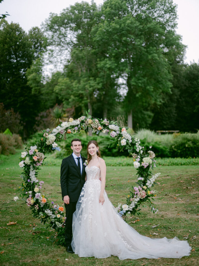 Megan & Chris’s Château d’Aveny wedding near Paris was a true celebration of love, light, and understated luxury.