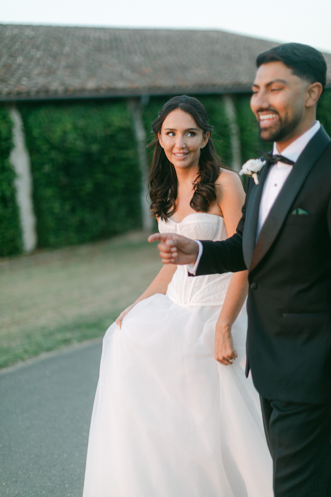 Editorial wedding photography at Château de Seguin in Bordeaux