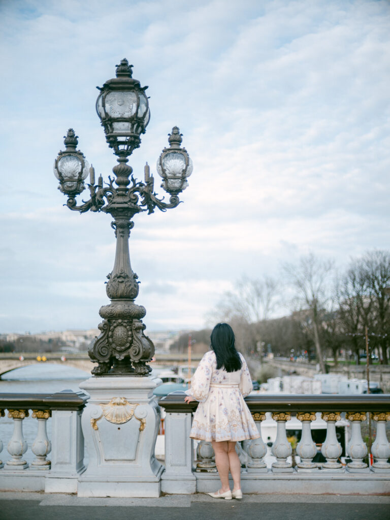 Pont Alexandre III engagement session in Paris
