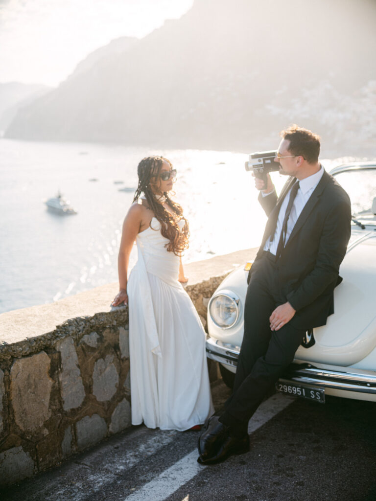 Positano wedding photographer capturing a romantic couple on the Amalfi Coast